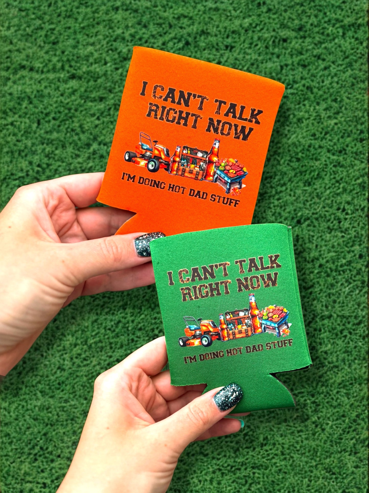Hot Dad Stuff Can Koozies