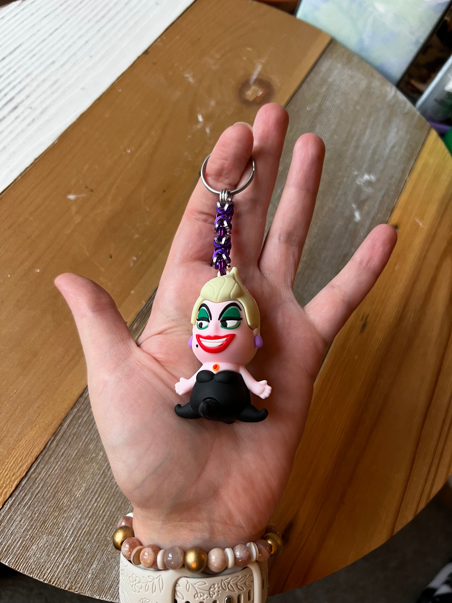 Chainmaille Villain Keychains
