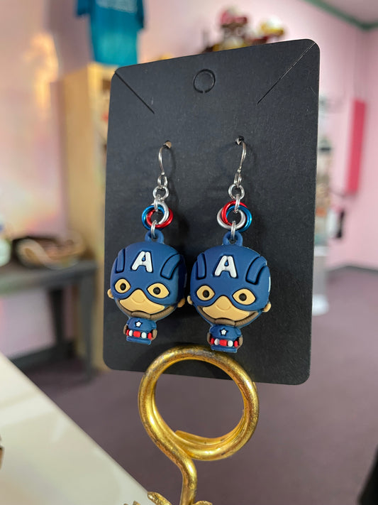 Marvel Character Earrings || Handcrafted Chainmaille