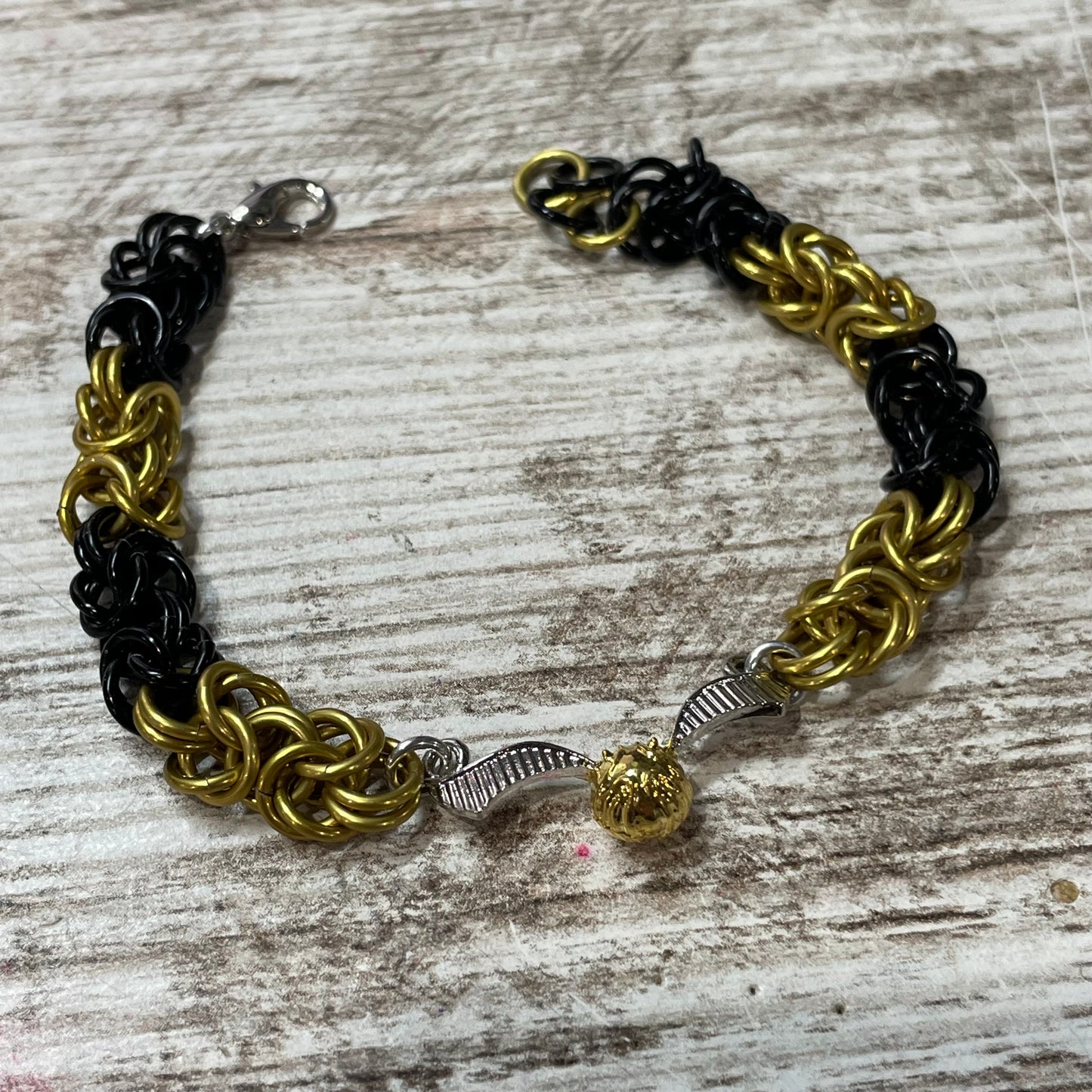 Chainmaille HP House Color & Snitch Bracelets