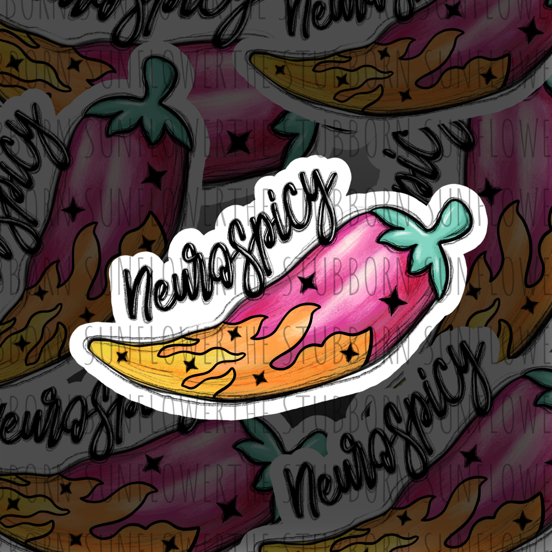 Neurospicy Sticker