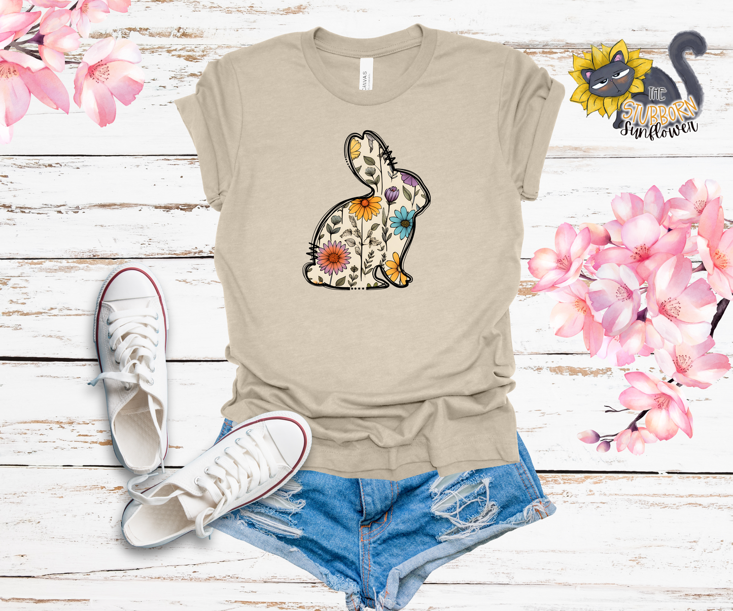 Floral Bunny T-Shirt