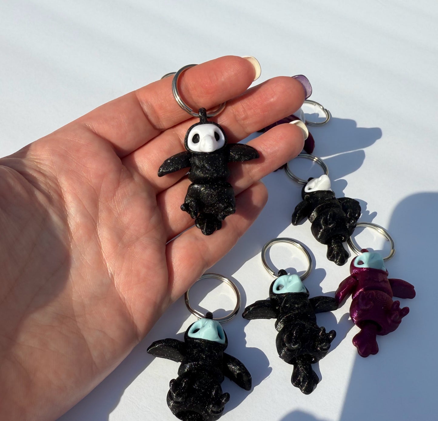 Crow Keychains / 3D Printed
