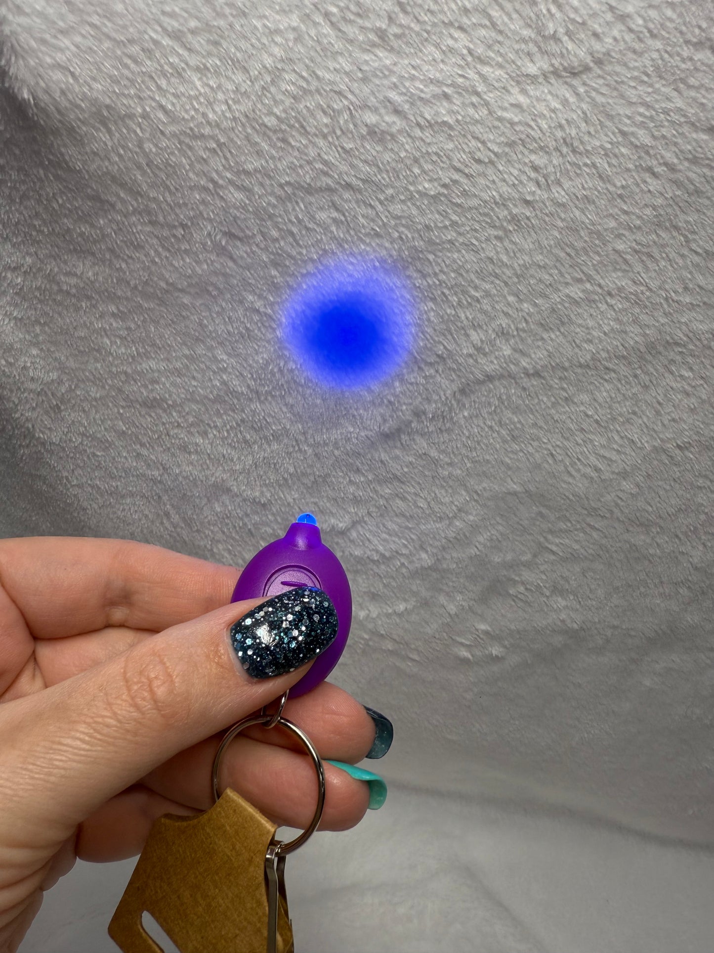 Mini UV Blacklight Keychain