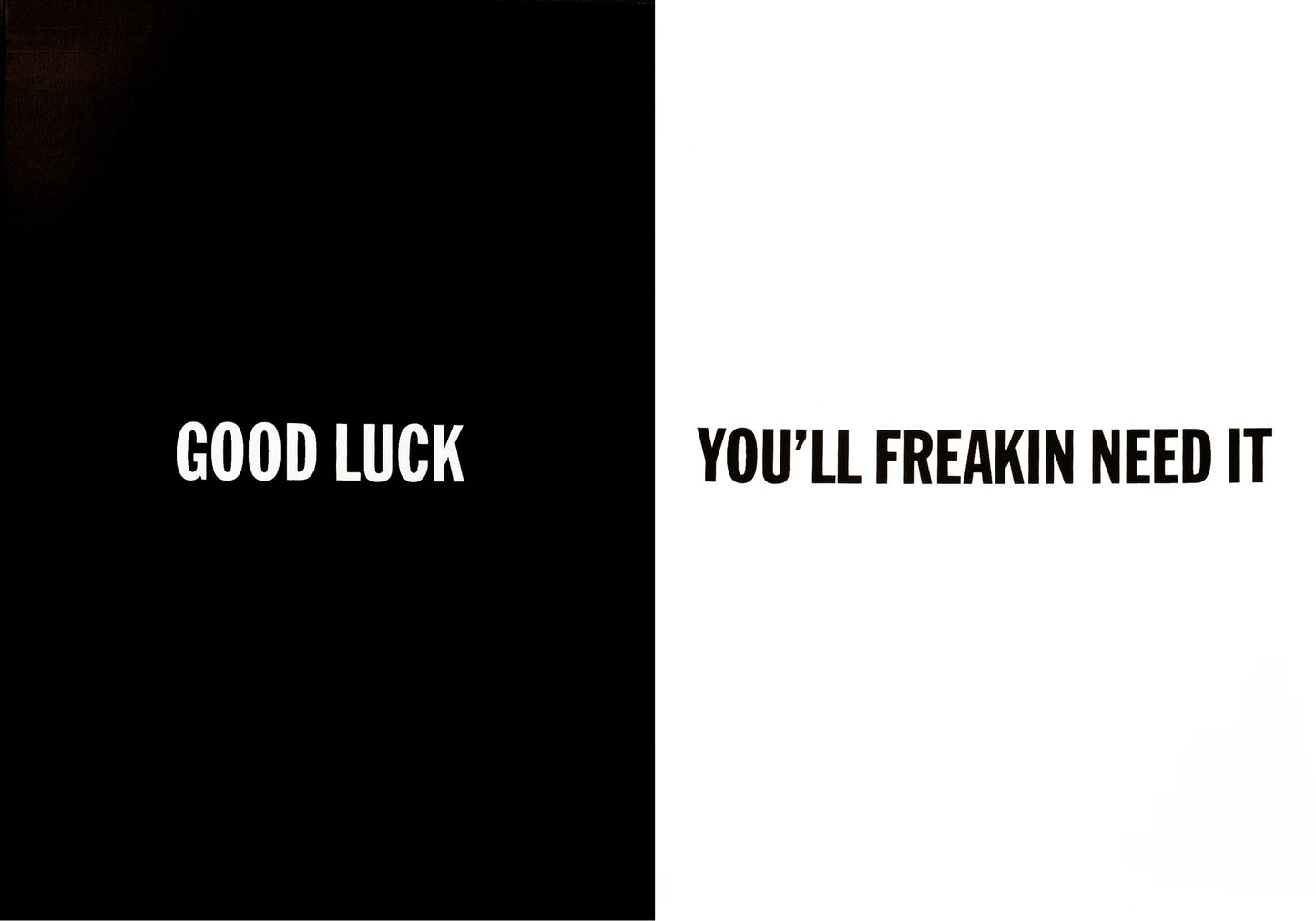 Greeting Card || Snark City || Good Luck