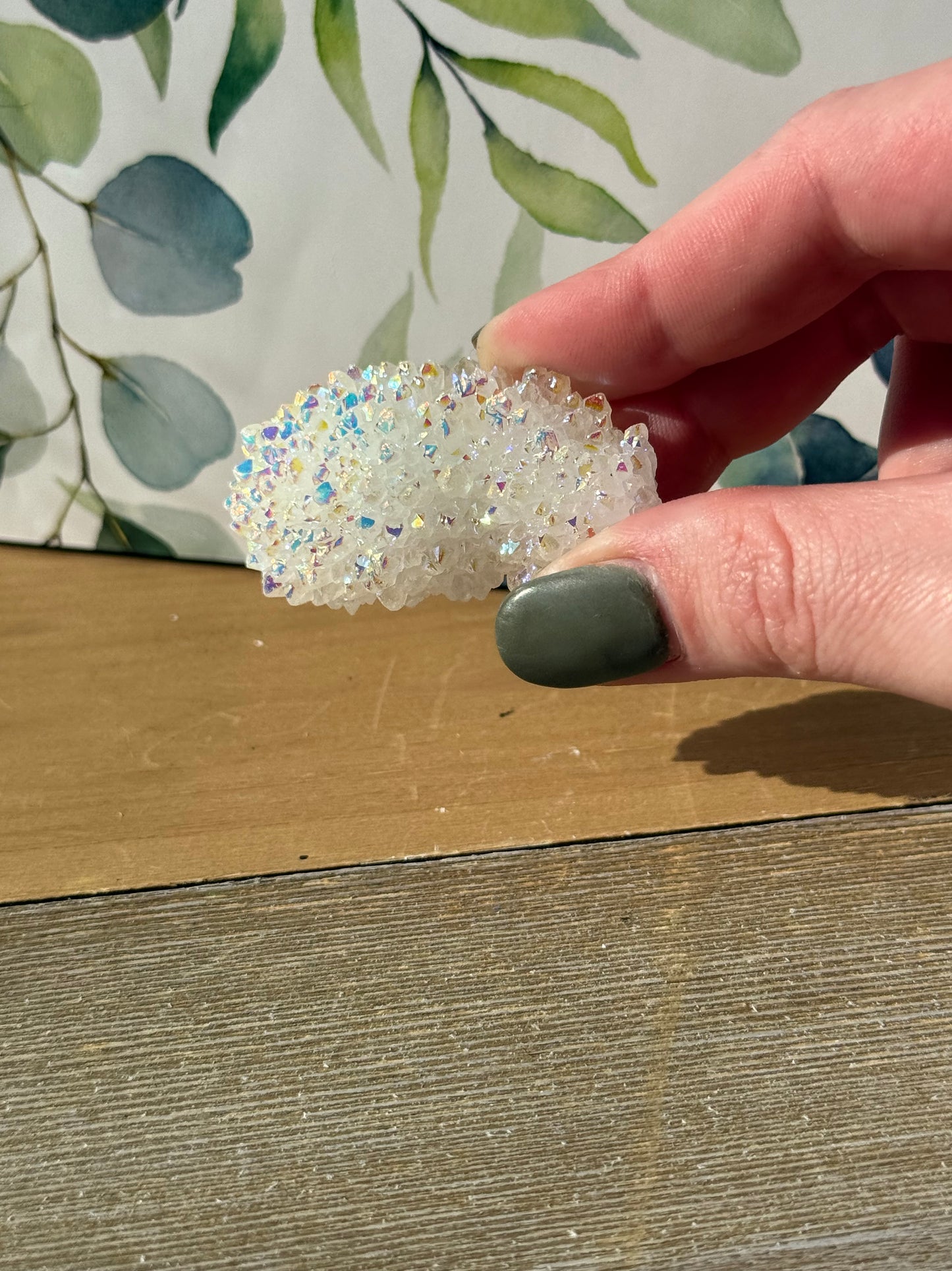 Angel Aura Quartz Clusters