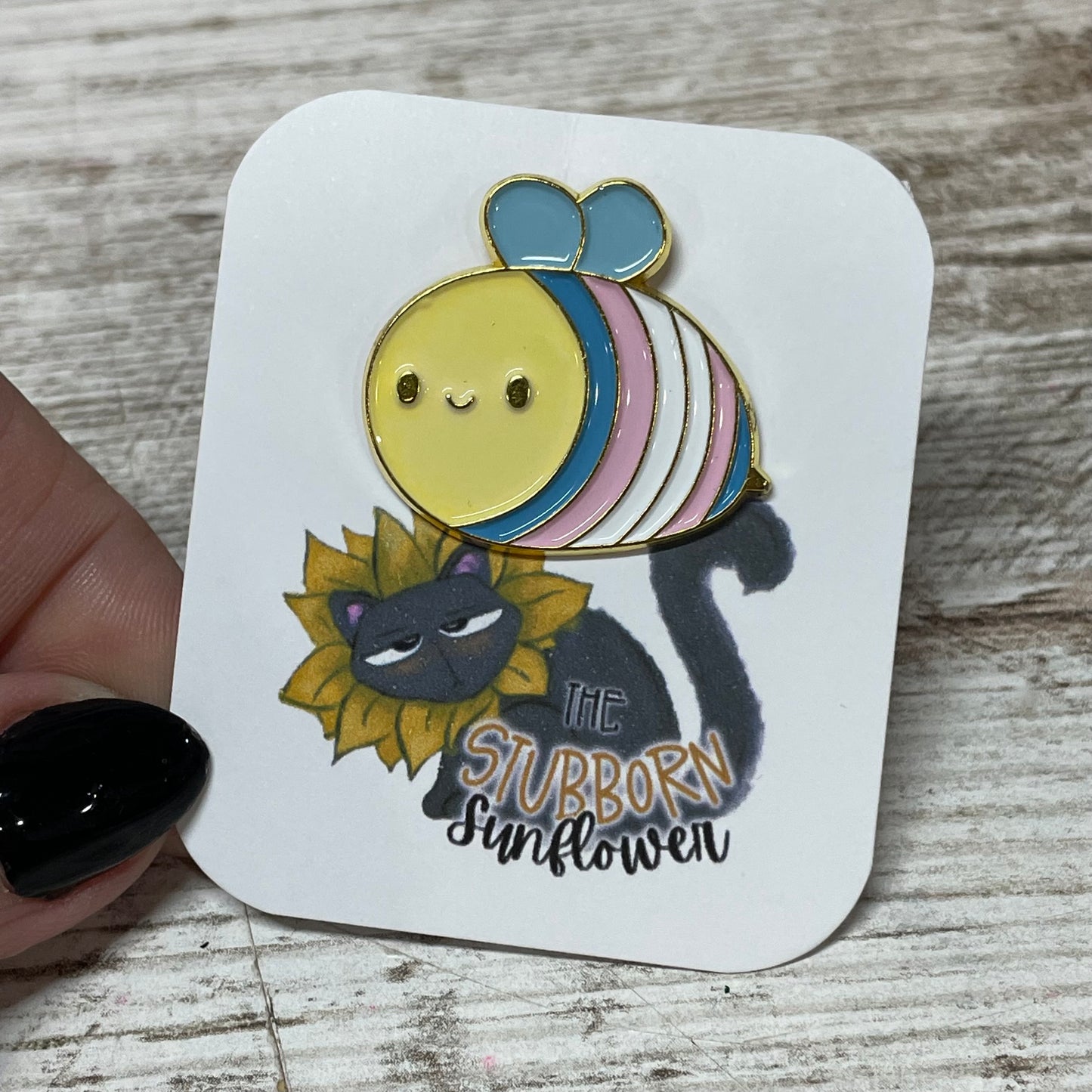 LGBT Bee Flag Pin