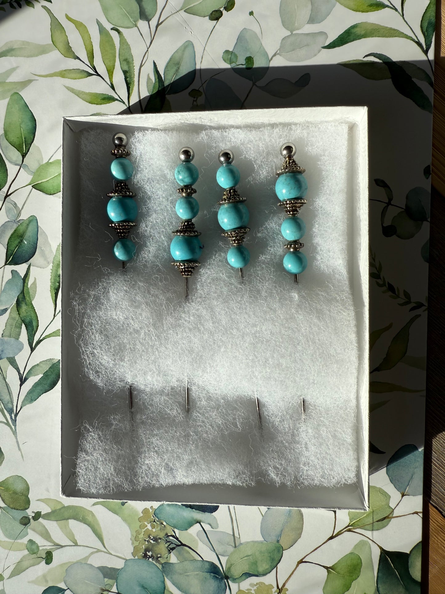 Turquoise 6” Appetizer Skewers