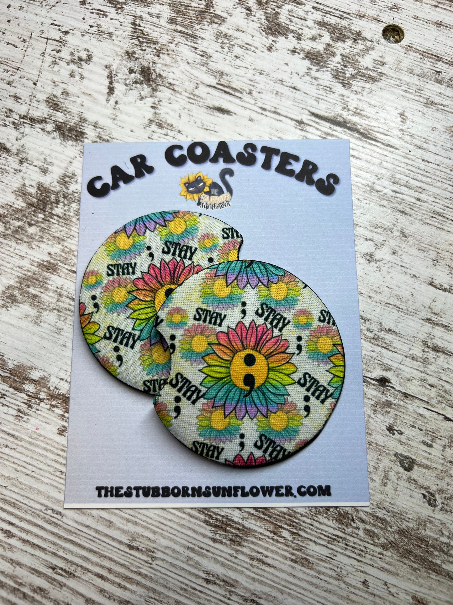 Neoprene Car Coasters