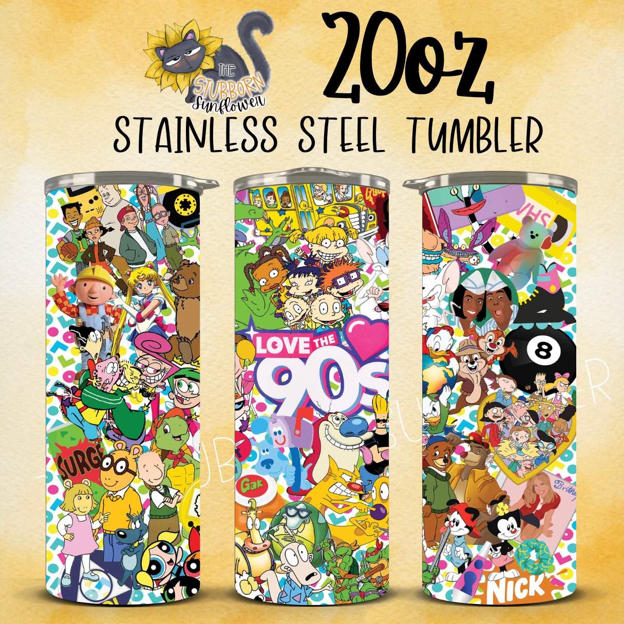 Love The 90's 20 oz Tumbler