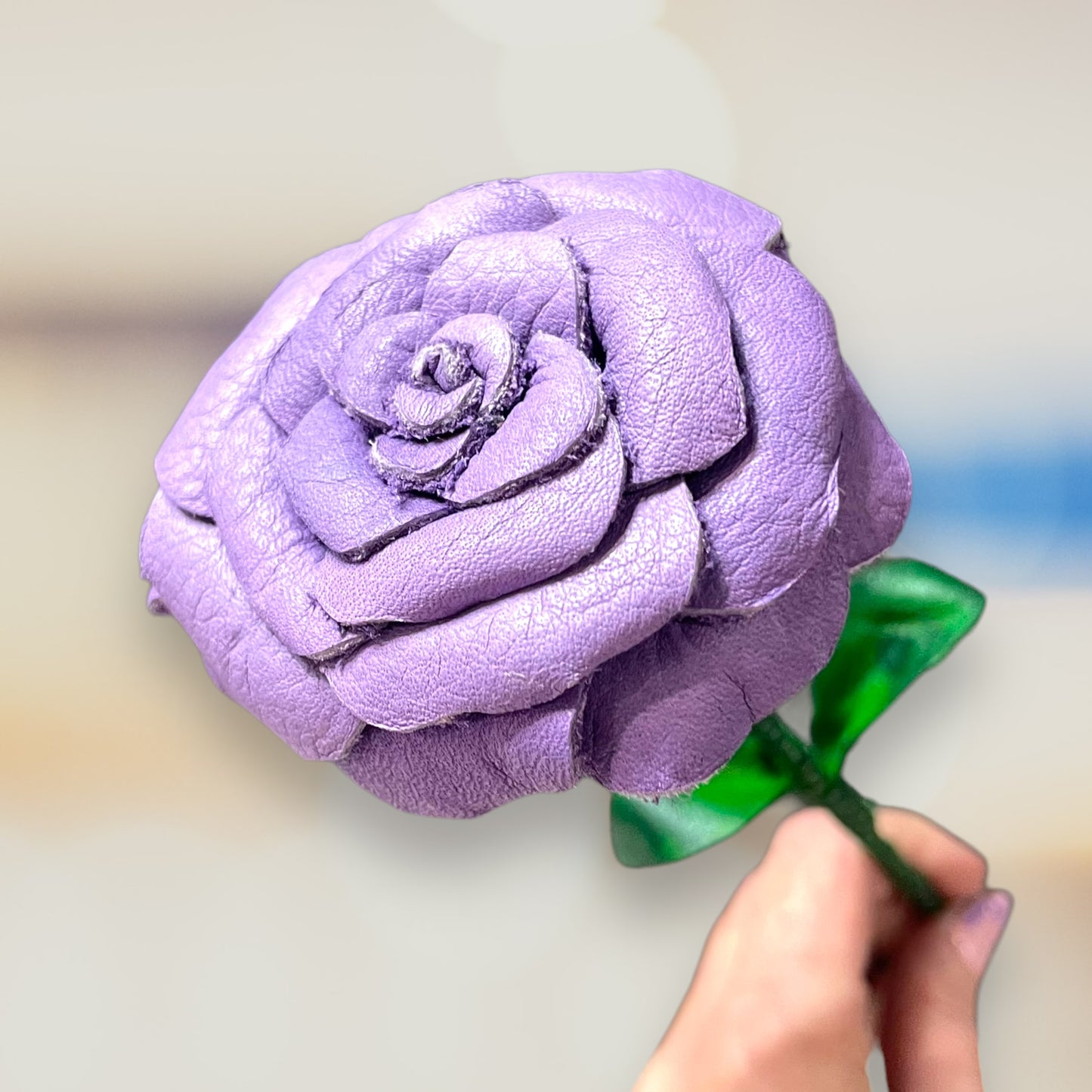 Purple Leather Rose