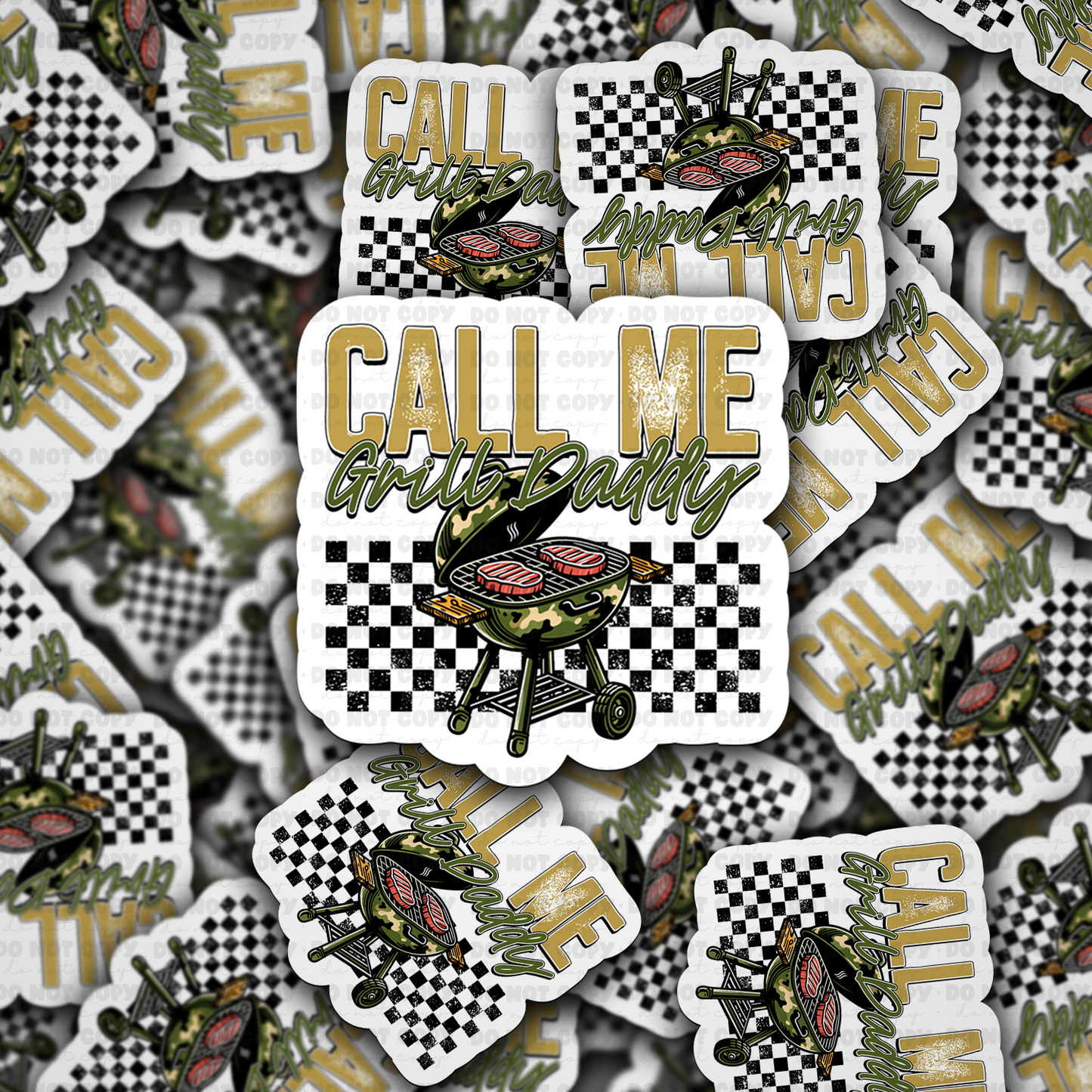 Call Me Grill Daddy Sticker