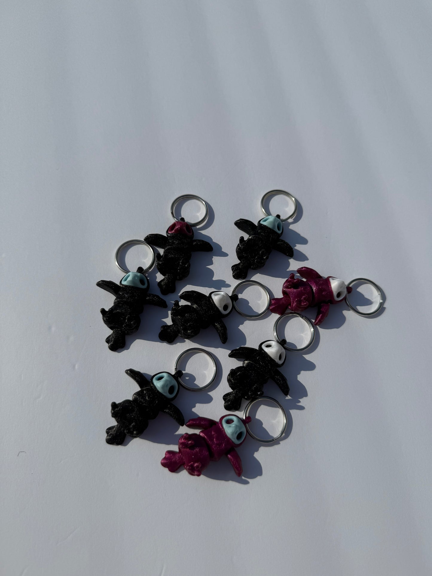 Crow Keychains / 3D Printed