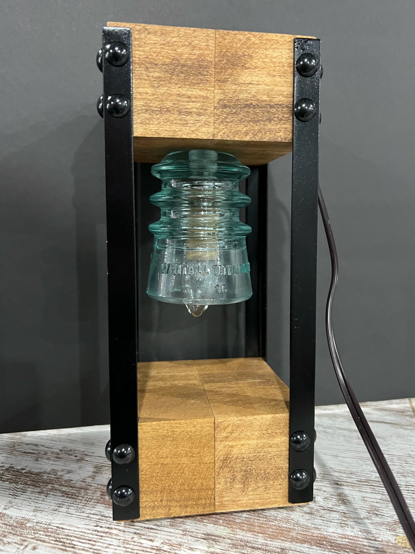 Vintage Whitall Bulb Table Lamp