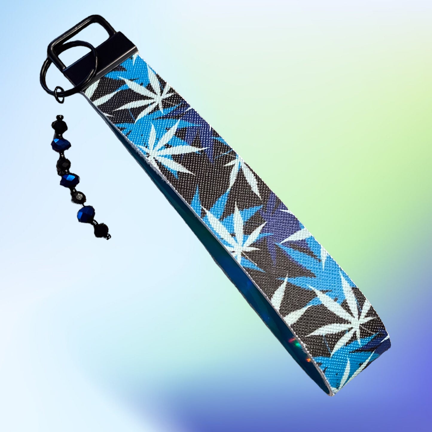 420 Leaf Faux Leather Wristlet
