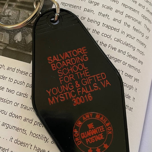 Motel Keychain - Salvatore Boarding School