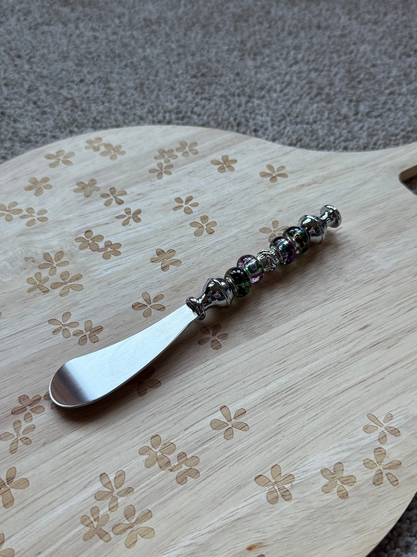 Beaded Cheese Knives