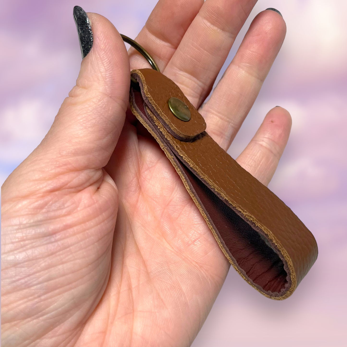 Brown Leather Loop