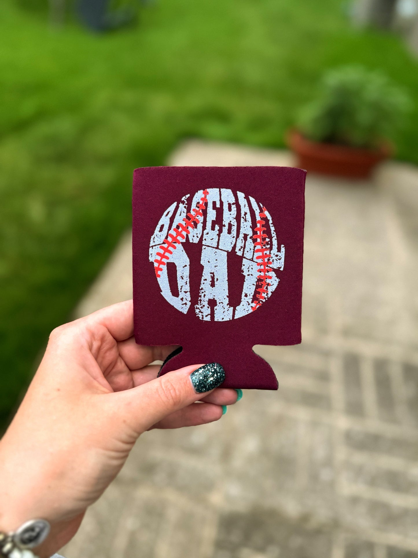 Baseball Dad Can Koozies