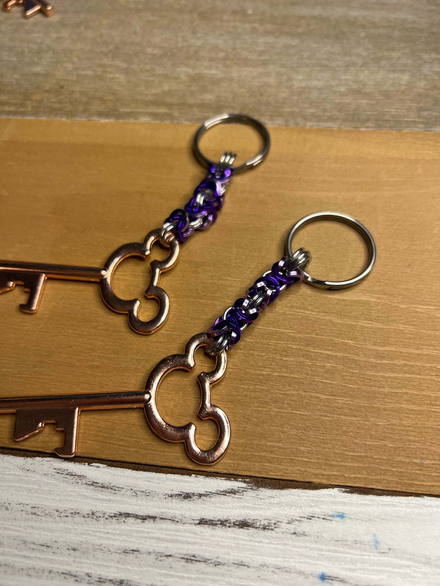 Chainmaille Bottle Opener Keychain