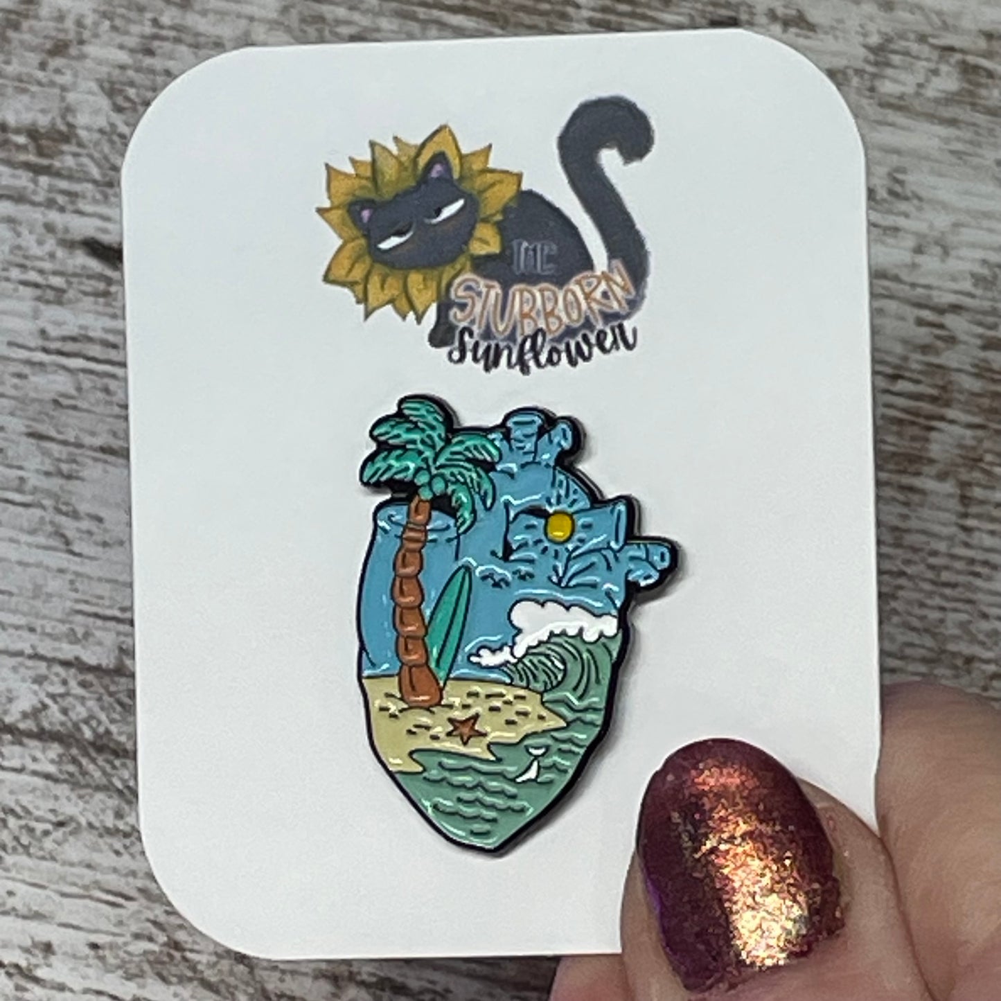 Artistic Anatomical Heart Pins