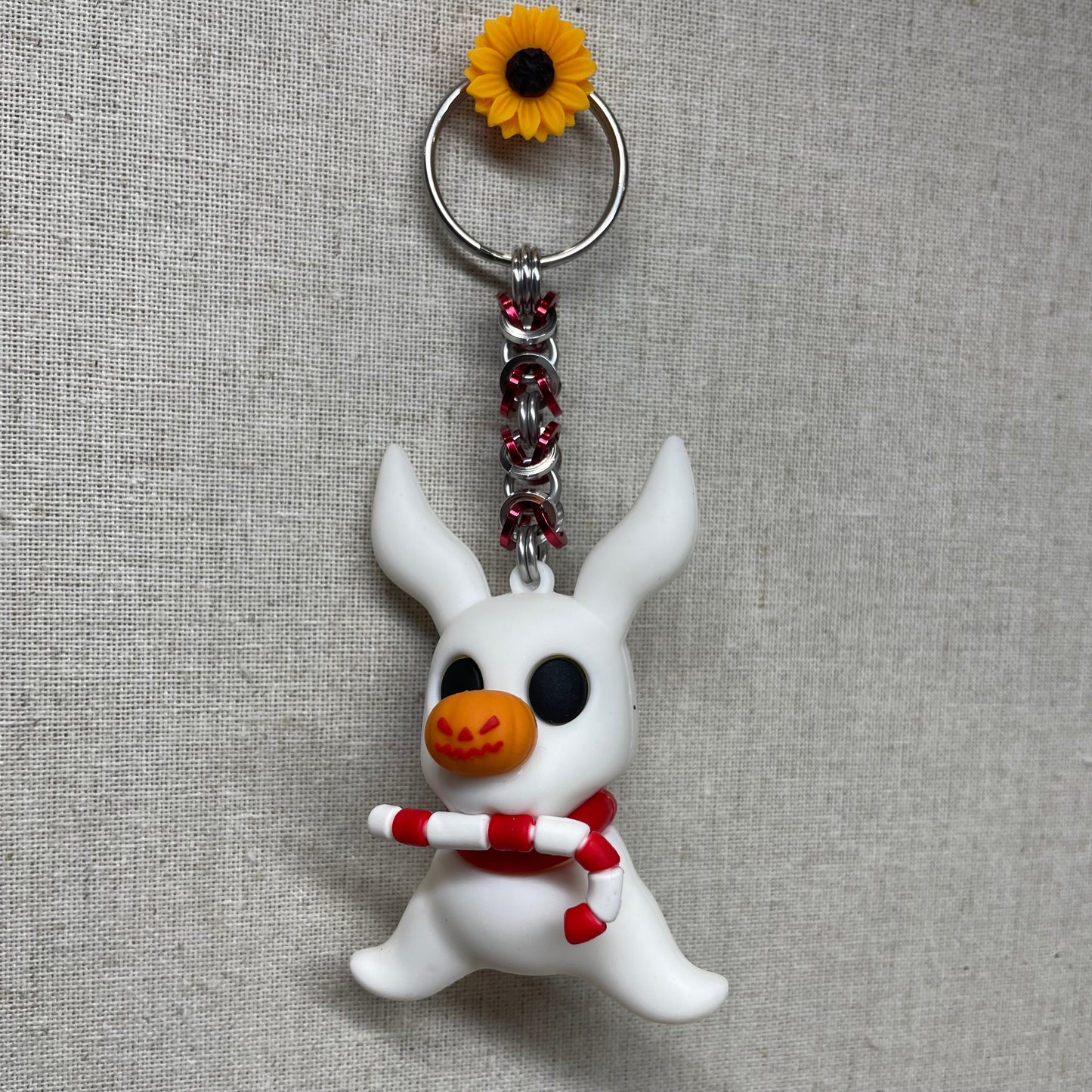 Chainmaille Holiday Nightmare Keychains