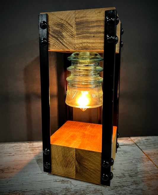 Vintage Whitall Bulb Table Lamp