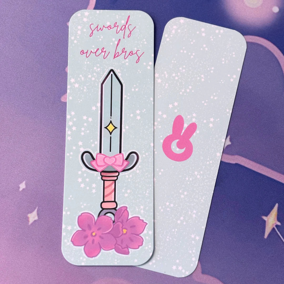 Swords Over Bros Fantasy Bookmark