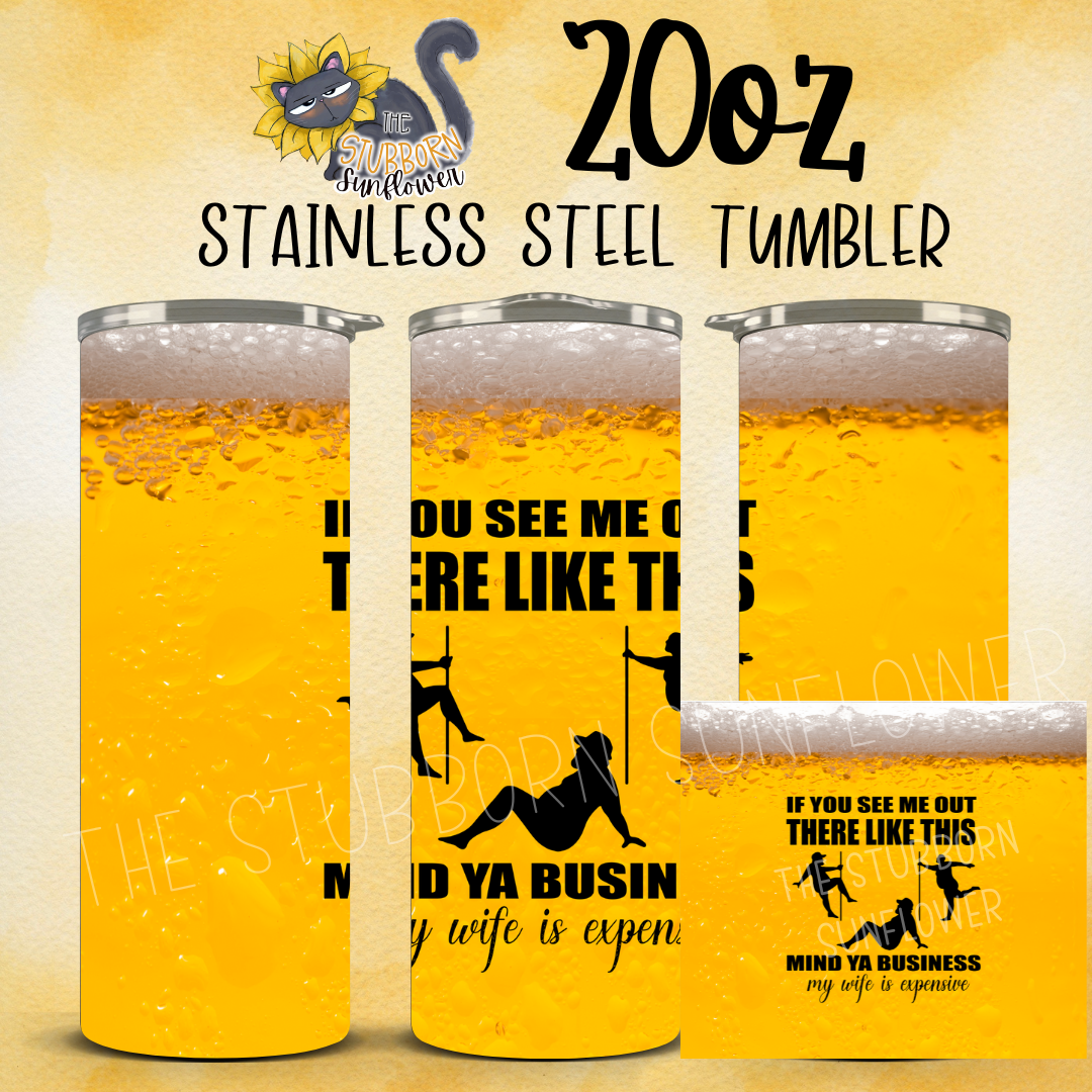 My Wife's Expensive 20 oz Tumbler