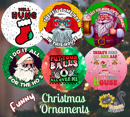 Humorous Christmas Ornaments
