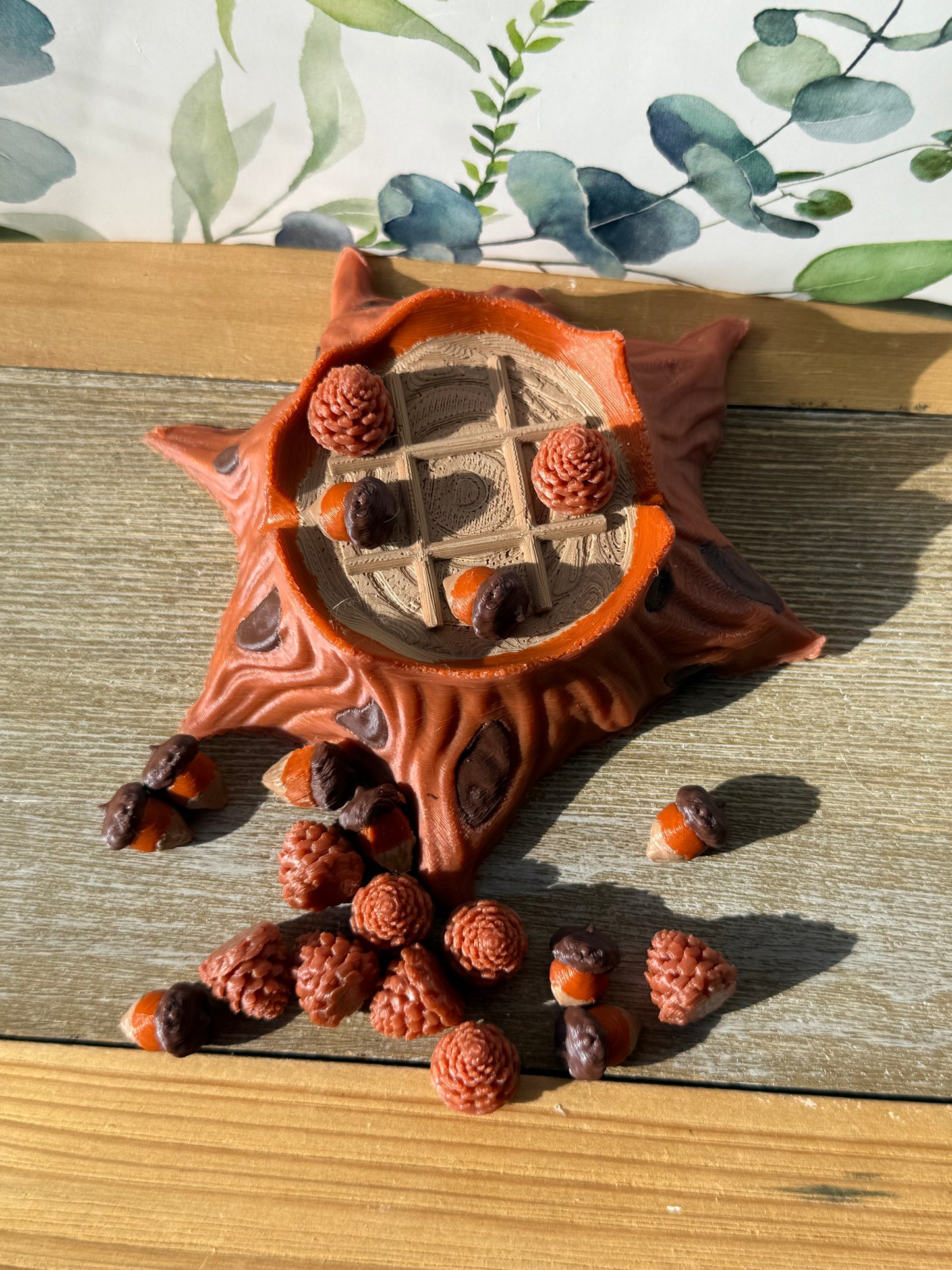 Misfit Tree Stump Tic Tac Toe / 3D Printed