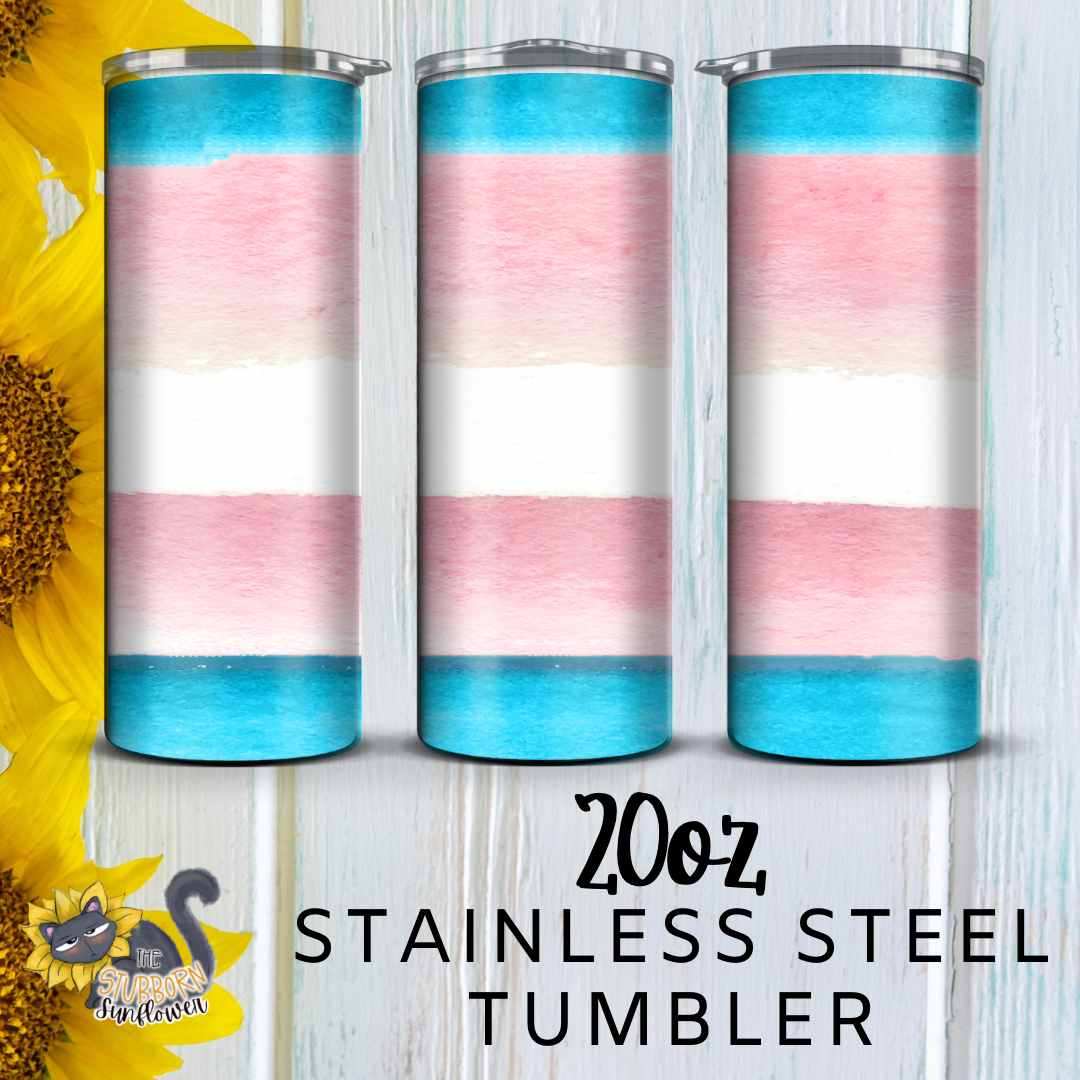 Pride Flags Watercolor 20 oz Tumbler