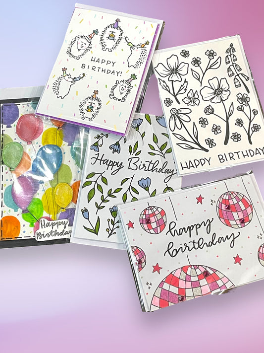 Handcrafted Greeting Cards - Birthday