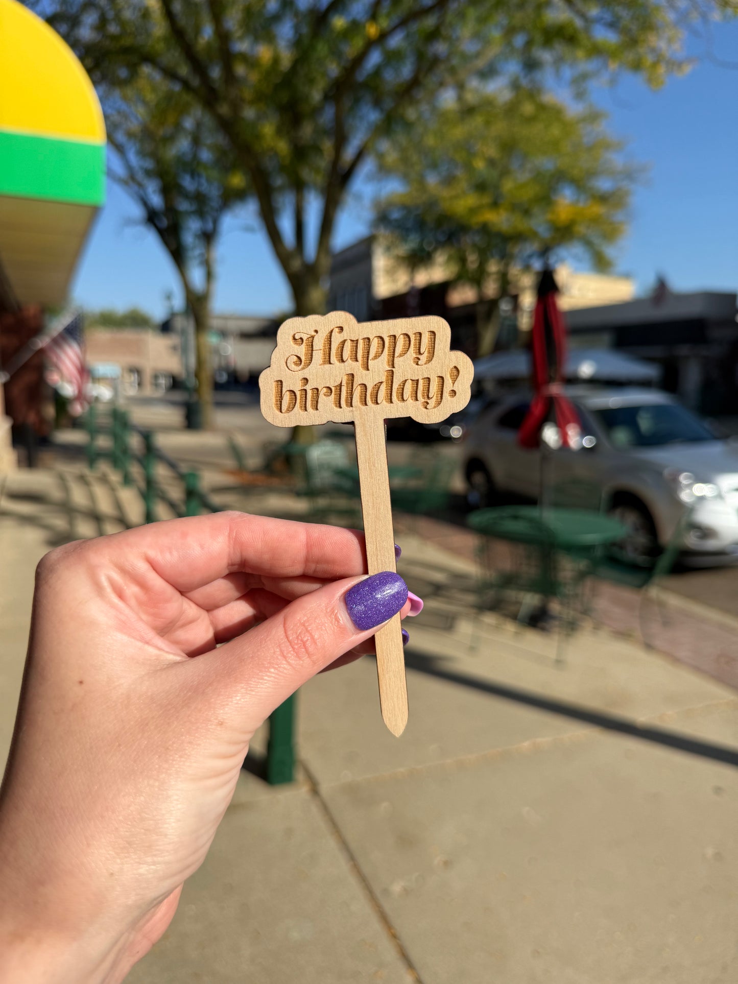 Celebration Wooden Plant Markers