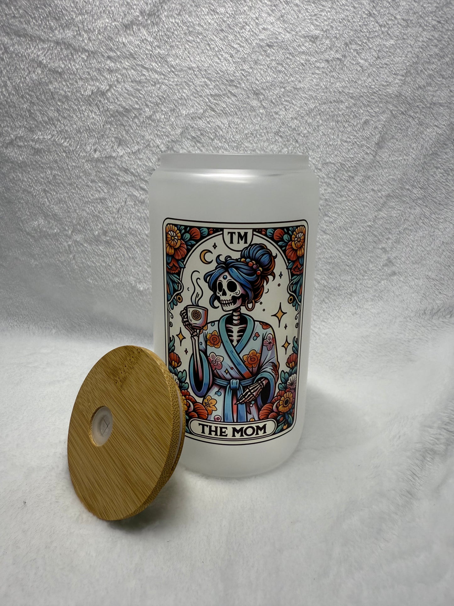 The Mom Tarot Glass Tumbler