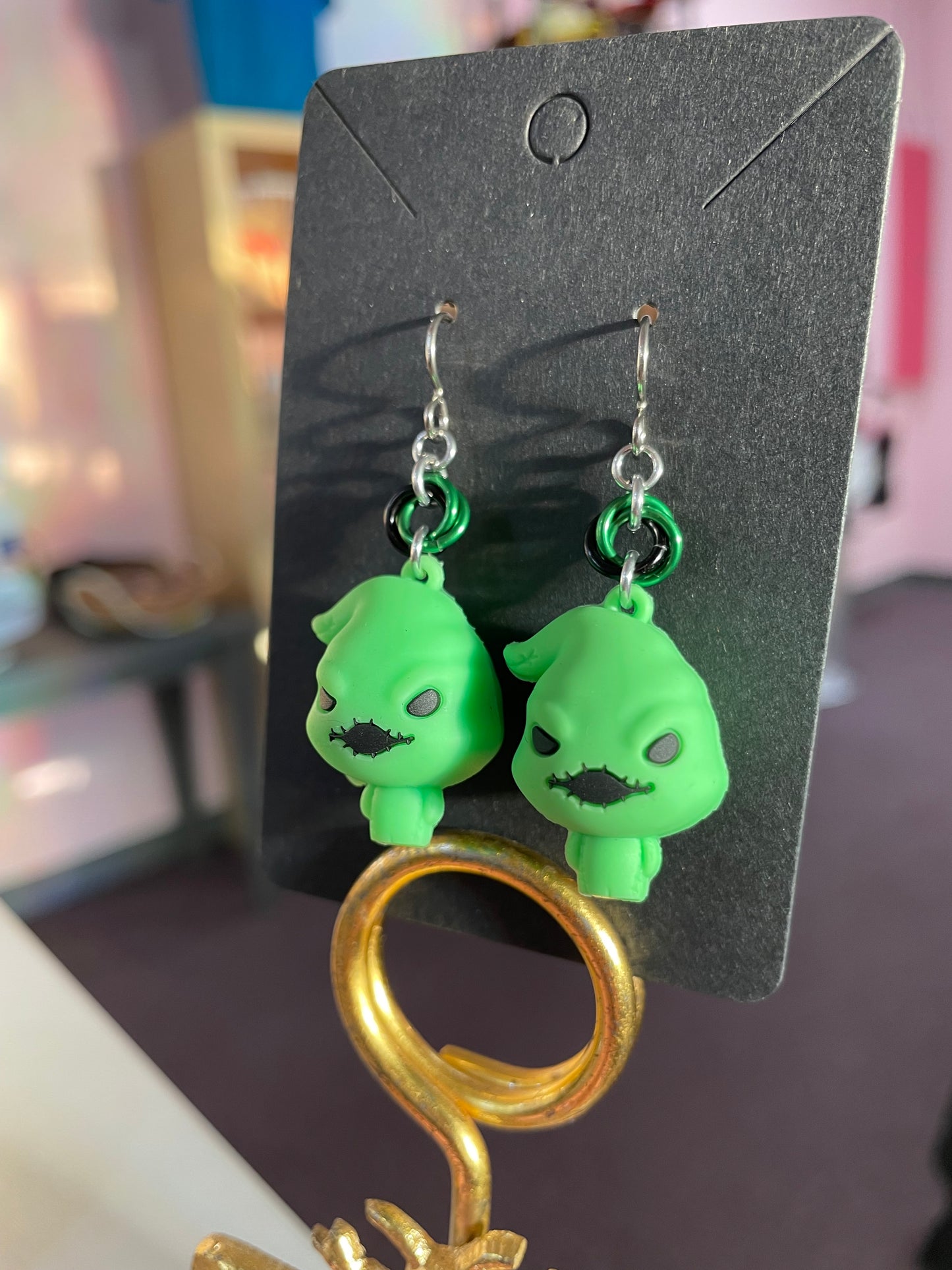 Nightmare Character Earrings || Handcrafted Chainmaille