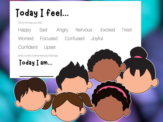 Expressing Emotions Dry Erase Activity Sheets