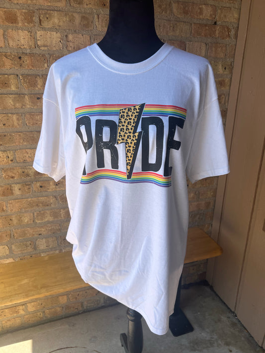 Pride Lightning Bolt T-Shirt / Adult L
