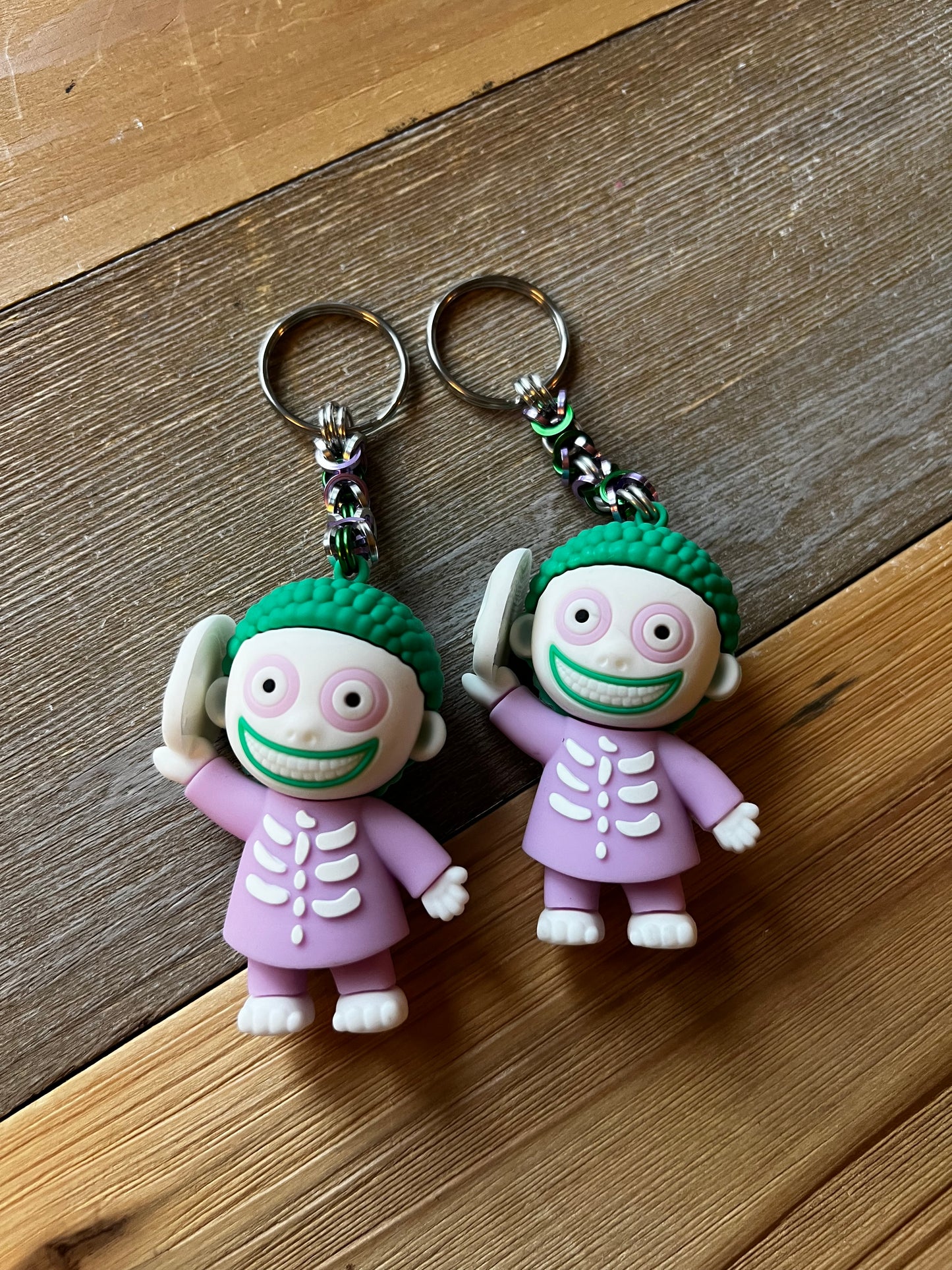 Chainmaille Nightmare Keychains
