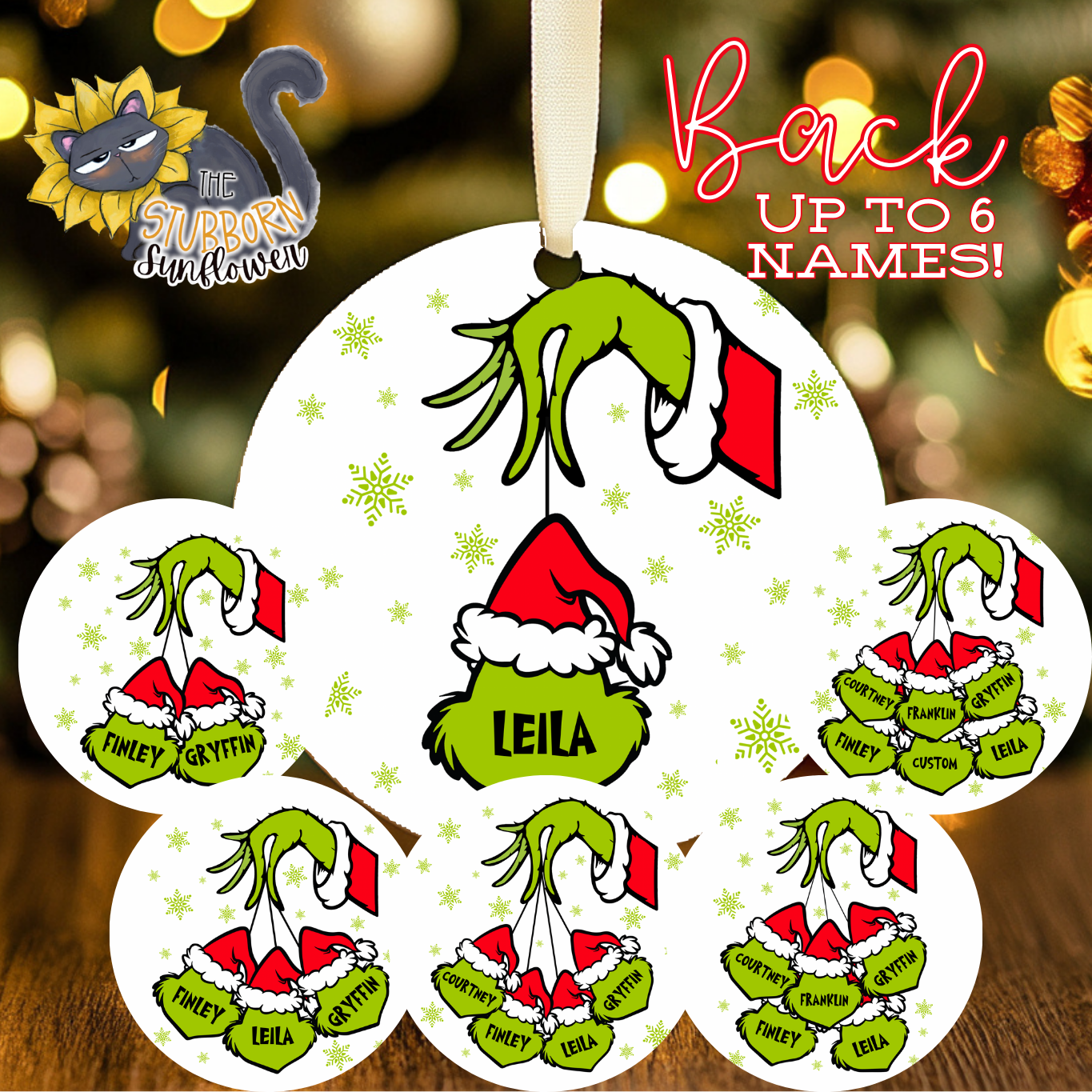 Custom Mom Ornament - Multiple Styles