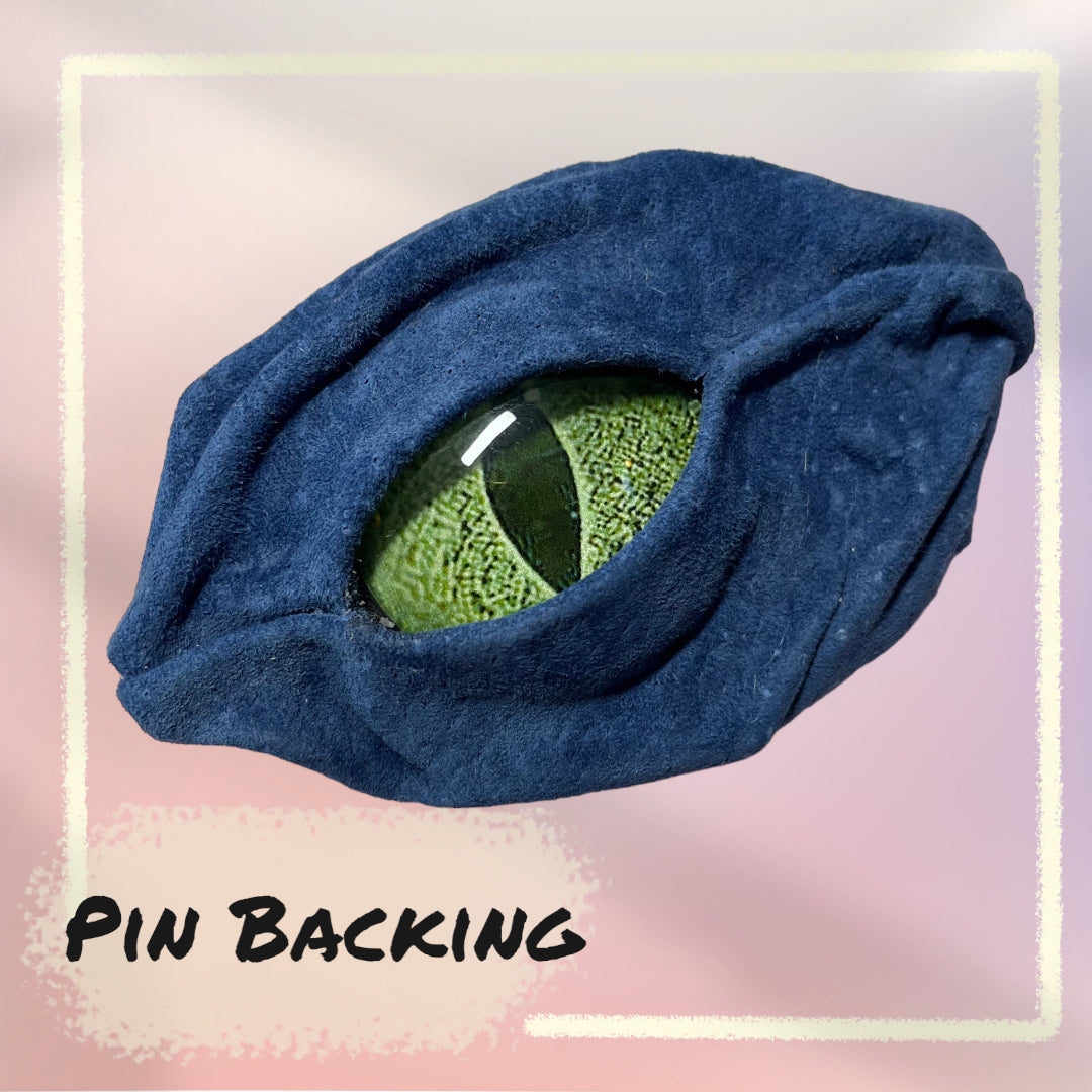 Leather Eye Pins