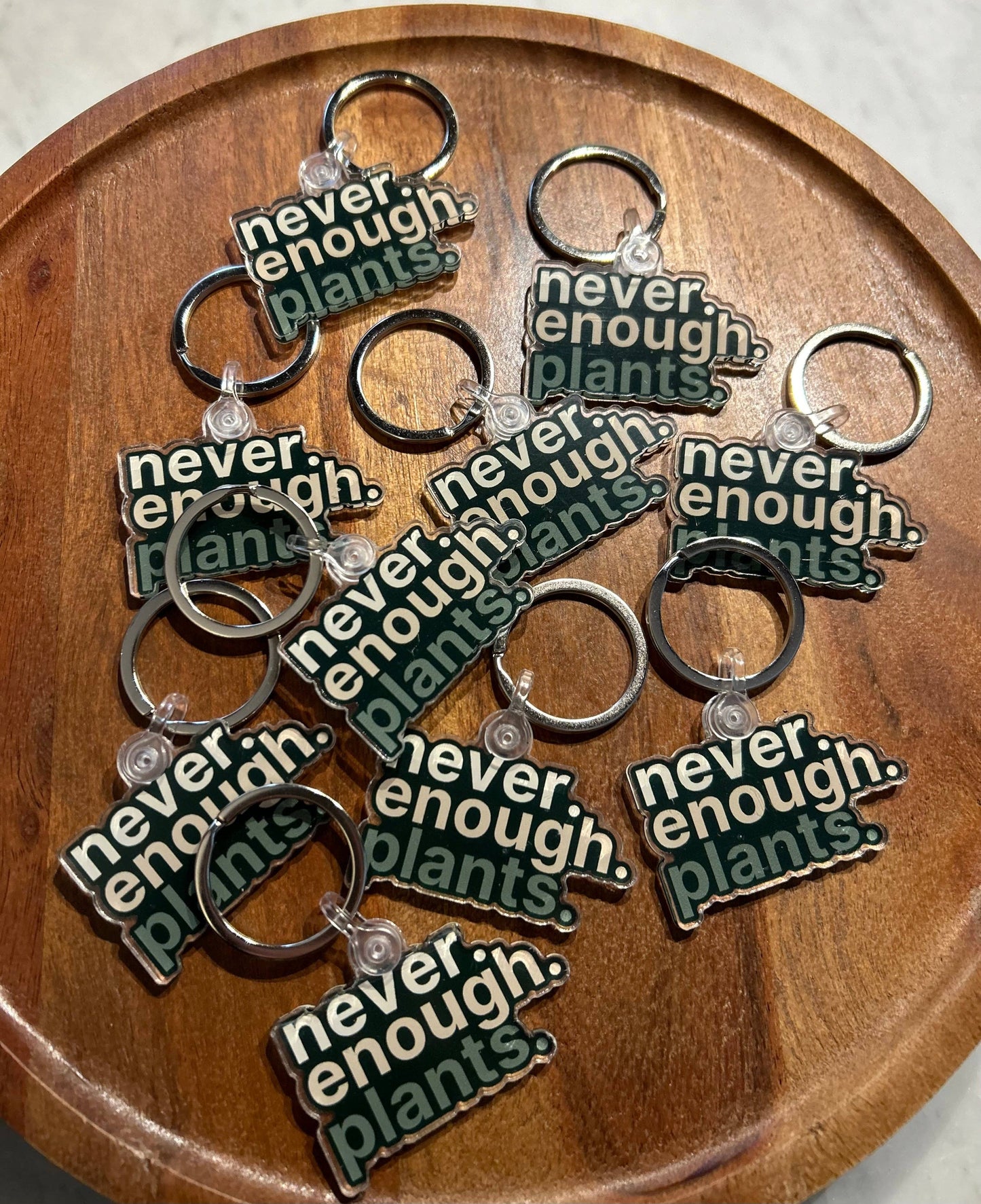 Never enough plants keychain • Ombré