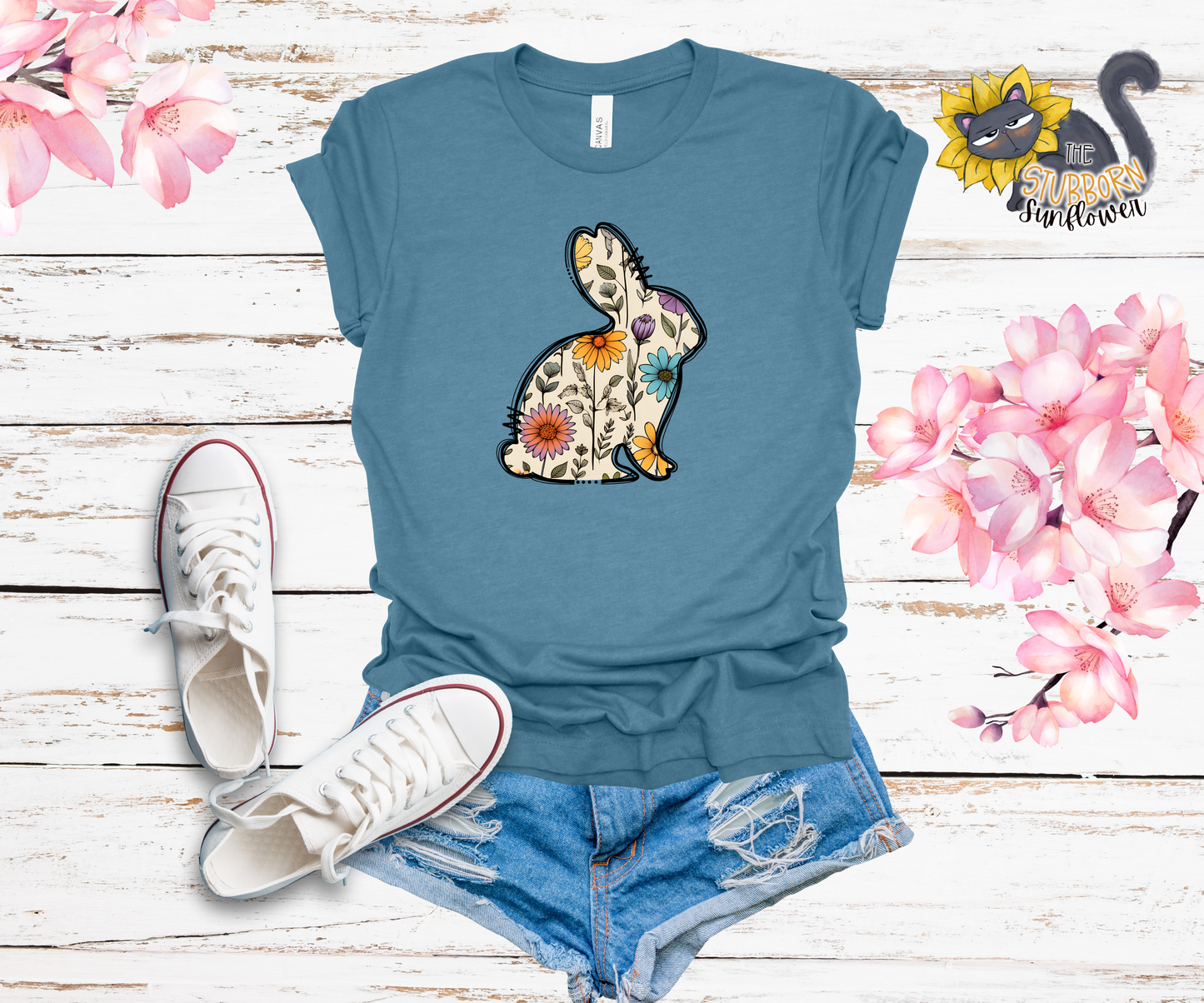 Floral Bunny T-Shirt