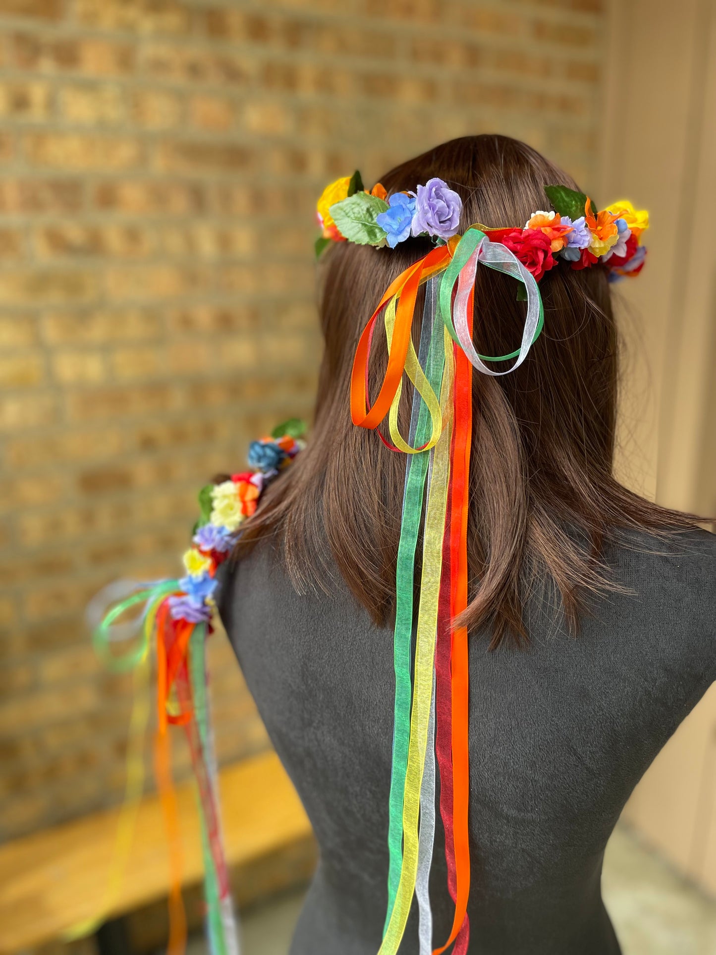 Rainbow Flower Crown - Kids