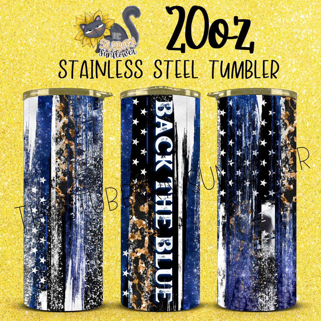 Back The Blue 20 oz Tumbler