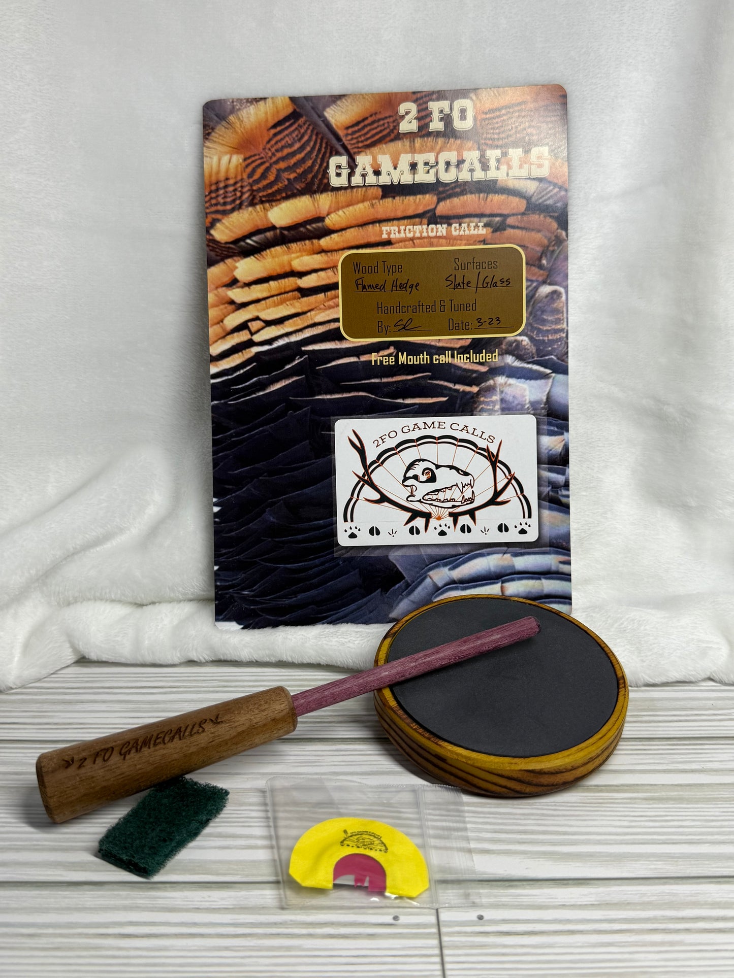 Flamed Hedge Turkey Pot Call