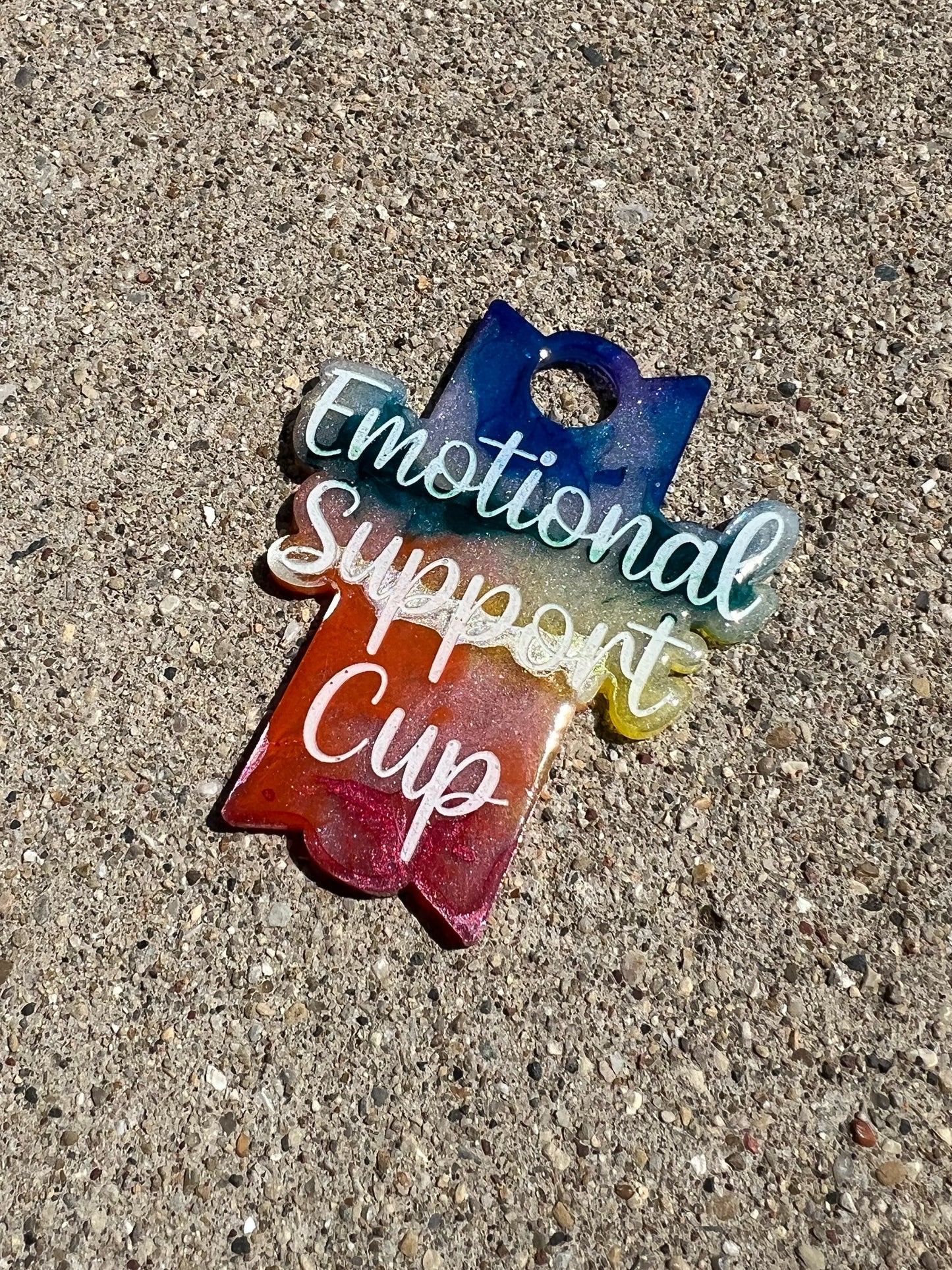 Emotional Support Cup 40oz Stanley Toppers