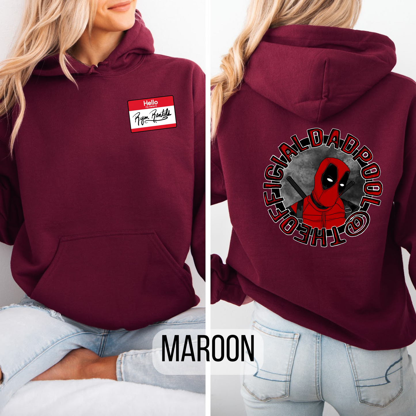 TheOfficialDadpool Logo Hoodie