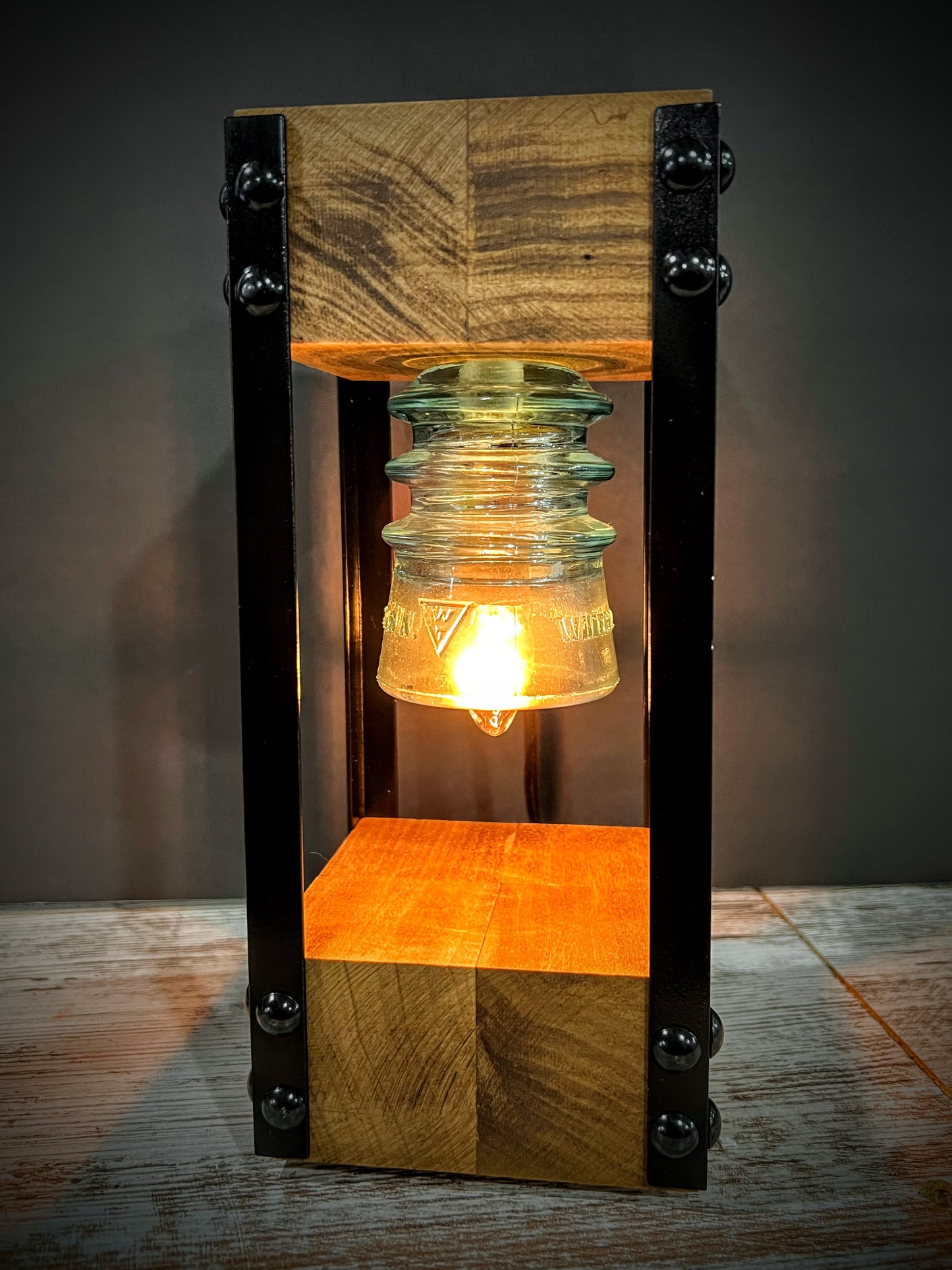Vintage Whitall Bulb Table Lamp