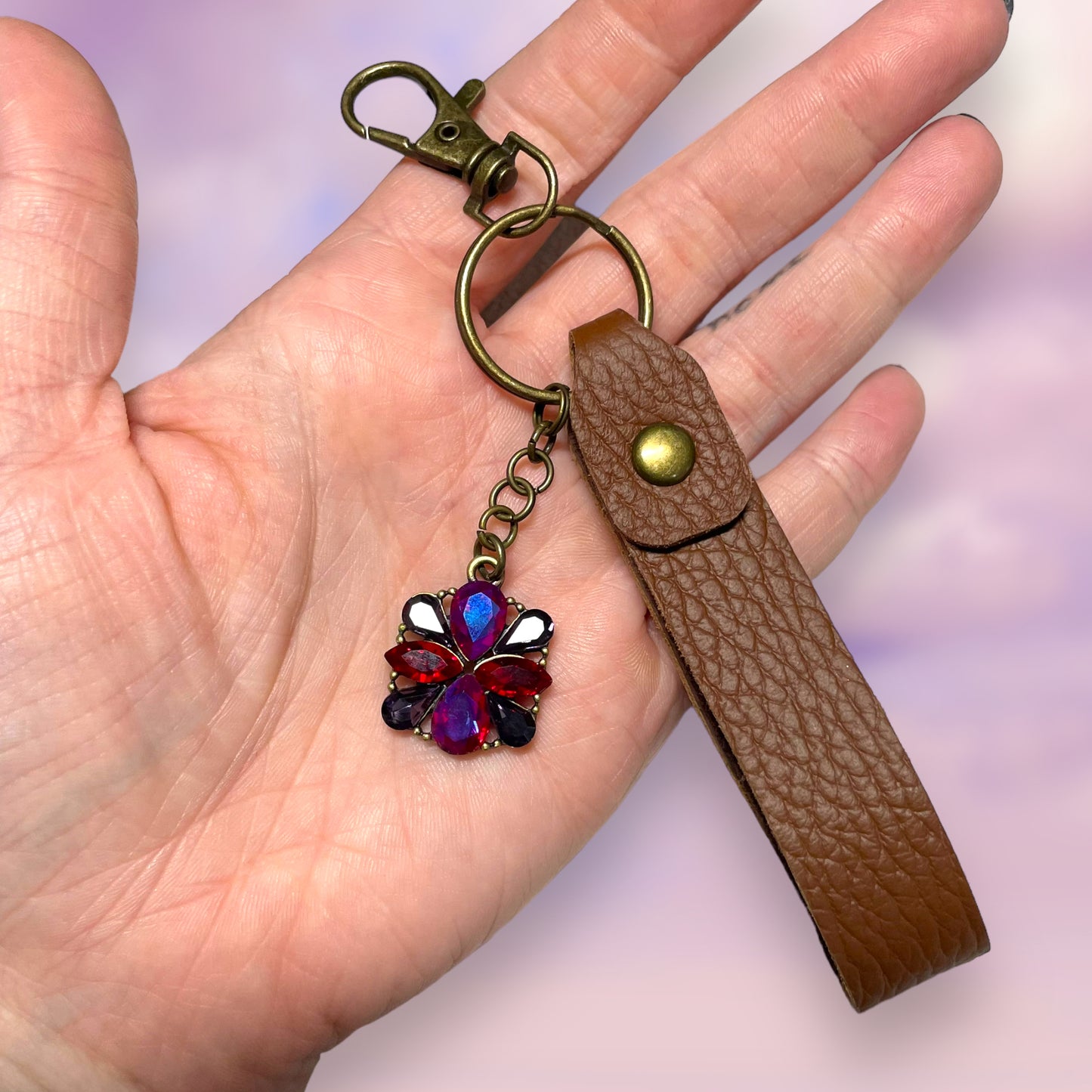 Brown Leather Loop